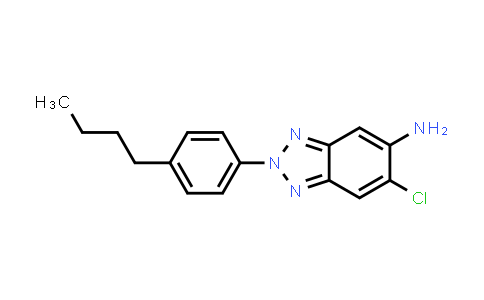 2-(4-Butylphenyl)-6-chloro-benzotriazol-5-amine