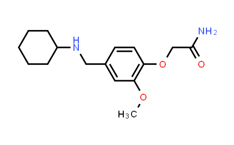 2-[4-[(Cyclohexylamino)methyl]-2-methoxy-phenoxy]acetamide