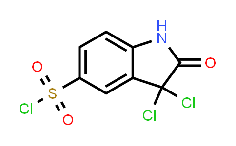 3,3-dichloro-2-oxo-indoline-5-sulfonyl chloride