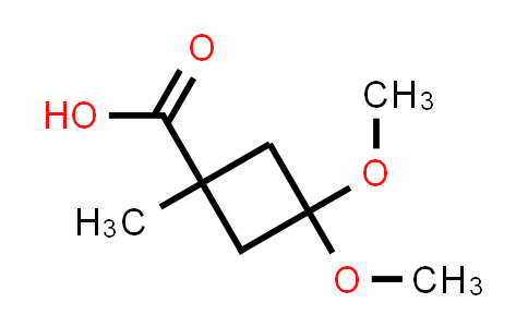 3,3-Dimethoxy-1-methyl-cyclobutanecarboxylic acid