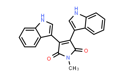 3,4-bis(1H-indol-3-yl)-1-methyl-pyrrole-2,5-dione