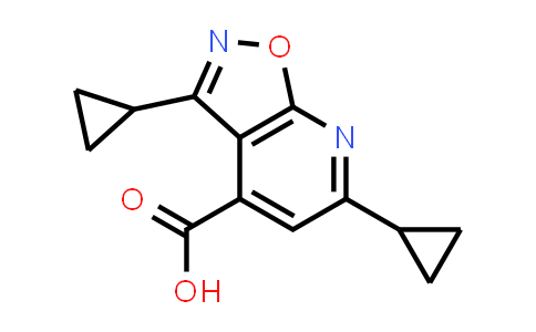 3,6-Dicyclopropylisoxazolo[5,4-b]pyridine-4-carboxylic acid