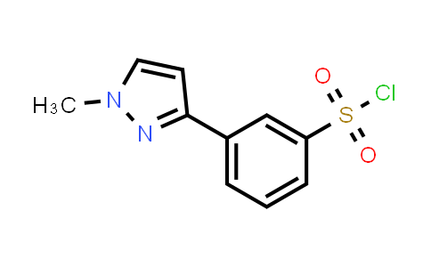 3-(1-methylpyrazol-3-yl)benzenesulfonyl chloride