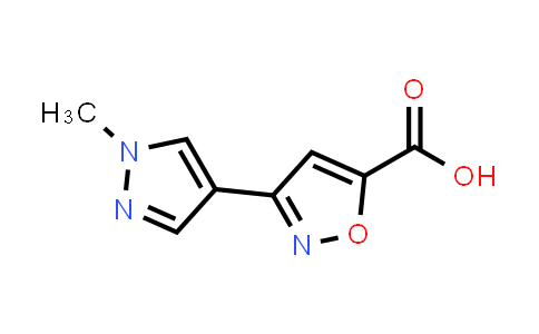 3-(1-Methylpyrazol-4-yl)isoxazole-5-carboxylic acid