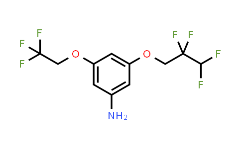 3-(2,2,3,3-Tetrafluoropropoxy)-5-(2,2,2-trifluoroethoxy)aniline