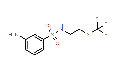 3-Amino-N-(2-trifluoromethylsulfanyl-ethyl)-benzenesulfonamide