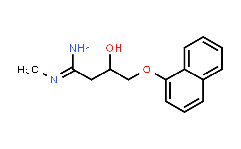 3-Hydroxy-N'-methyl-4-(1-naphthyloxy)butanamidine