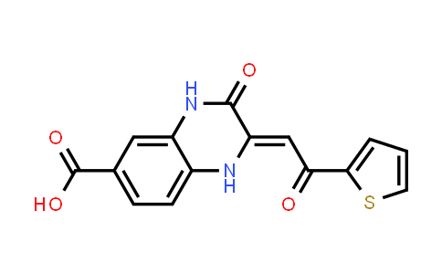 3-Oxo-2-[2-oxo-2-thiophen-2-yl-eth-(Z)-ylidene]-1,2,3,4-tetrahydro-quinoxaline-6-carboxylic acid