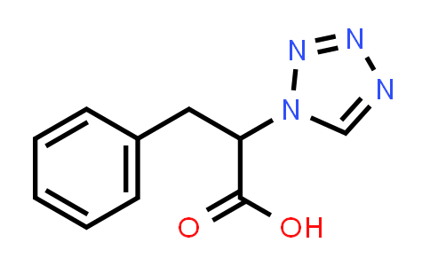 3-phenyl-2-(tetrazol-1-yl)propanoic acid