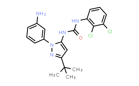 3-[1-(3-Aminophenyl)-3-tert-butyl-1H-pyrazol-5-yl]-1- (2,3-dichlorophenyl)urea