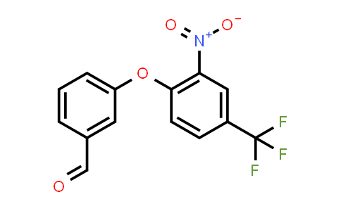 3-[2-nitro-4-(trifluoromethyl)phenoxy]benzaldehyde