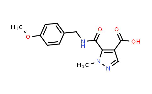 5-([(4-Methoxybenzyl)amino]carbonyl)-1-methyl-1H-pyrazole-4-carboxylic acid