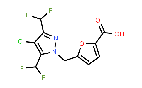 5-([4-Chloro-3,5-bis(difluoromethyl)-1H-pyrazol-1-yl]methyl)-2-furoic acid