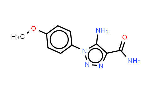 5-Amino-1-(4-methoxyphenyl)triazole-4-carboxamide