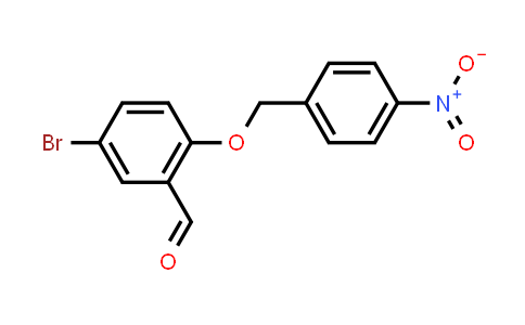 5-bromo-2-[(4-nitrophenyl)methoxy]benzaldehyde