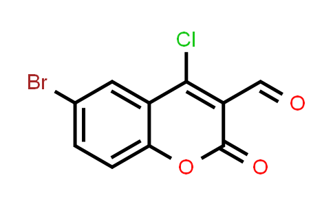 6-bromo-4-chloro-2-oxo-chromene-3-carbaldehyde