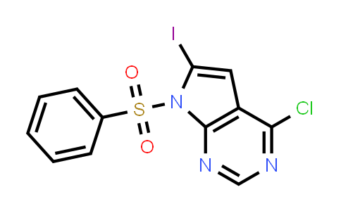 7-(Benzenesulfonyl)-4-chloro-6-iodo-pyrrolo[2,3-d]pyrimidine