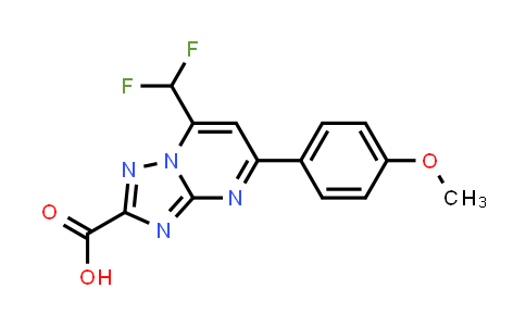 7-(Difluoromethyl)-5-(4-methoxyphenyl)[1,2,4]triazolo[1,5-a]pyrimidine-2-carboxylic acid