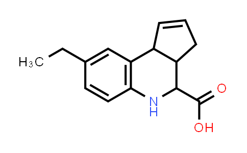 8-Ethyl-3a,4,5,9b-tetrahydro-3H-cyclopenta[c]quinoline-4-carboxylic acid