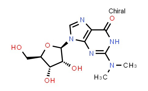 9-[(2R,3R,4S,5R)-3,4-Dihydroxy-5-(hydroxymethyl)tetrahydrofuran-2-yl]-2-dimethylamino-1H-purin-6-one
