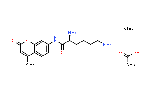 Acetic acid; (2S)-2,6-diamino-N-(4-methyl-2-oxo-chromen-7-yl)hexanamide