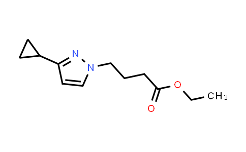 ethyl 4-(3-cyclopropylpyrazol-1-yl)butanoate