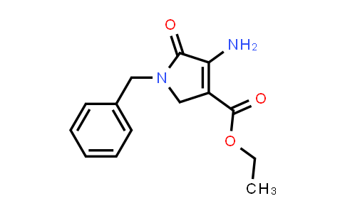 Ethyl 4-amino-1-benzyl-5-oxo-2H-pyrrole-3-carboxylate
