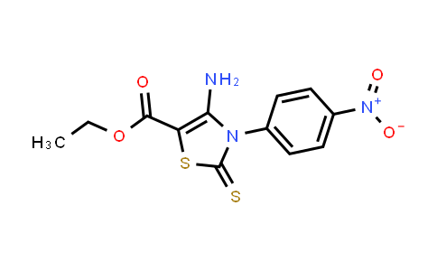 Ethyl 4-amino-3-(4-nitrophenyl)-2-thioxo-thiazole-5-carboxylate