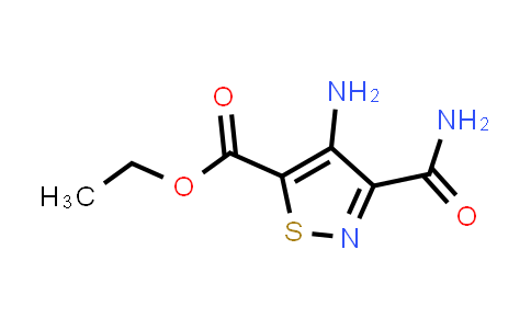 Ethyl 4-amino-3-carbamoyl-isothiazole-5-carboxylate