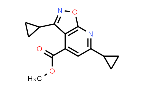 methyl 3,6-dicyclopropylisoxazolo[5,4-b]pyridine-4-carboxylate