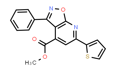 methyl 3-phenyl-6-(2-thienyl)isoxazolo[5,4-b]pyridine-4-carboxylate