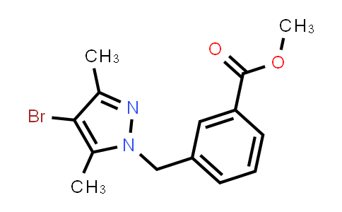 Methyl 3-[(4-bromo-3,5-dimethyl-pyrazol-1-yl)methyl]benzoate