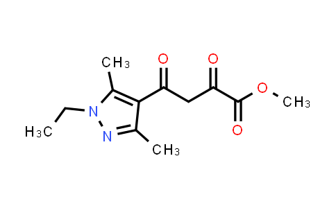 methyl 4-(1-ethyl-3,5-dimethyl-pyrazol-4-yl)-2,4-dioxo-butanoate