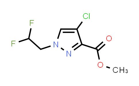 methyl 4-chloro-1-(2,2-difluoroethyl)pyrazole-3-carboxylate