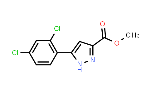 methyl 5-(2,4-dichlorophenyl)-1H-pyrazole-3-carboxylate