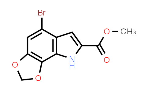 Methyl 5-bromo-8H-[1,3]dioxolo[4,5-g]indole-7-carboxylate