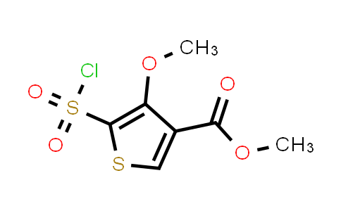 Methyl 5-chlorosulfonyl-4-methoxy-thiophene-3-carboxylate