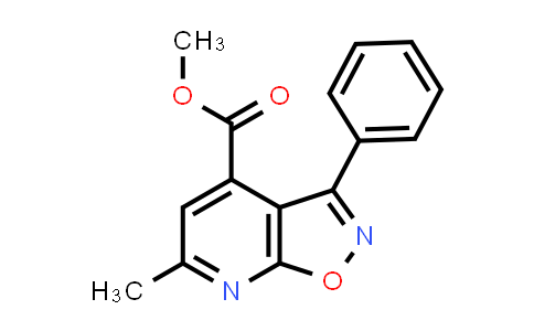 methyl 6-methyl-3-phenyl-isoxazolo[5,4-b]pyridine-4-carboxylate