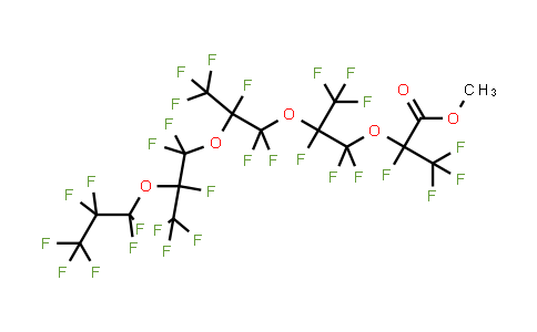 Methyl perfluoro(2,5,8,11-tetramethyl-3,6,9,12-tetraoxapentadecanoate)