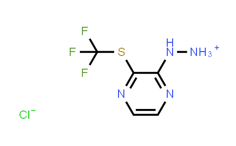 N'-(3-Trifluoromethylsulfanyl-pyrazin-2-yl)-hydrazinium chloride