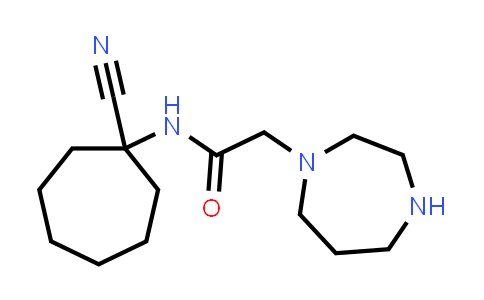 N-(1-Cyano-cycloheptyl)-2-[1,4]diazepan-1-yl-acetamide