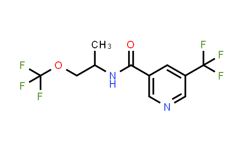 N-(1-Methyl-2-trifluoromethoxy-ethyl)-5-trifluoromethyl-nicotinamide