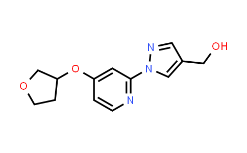 [1-(4-tetrahydrofuran-3-yloxy-2-pyridyl)pyrazol-4-yl]methanol