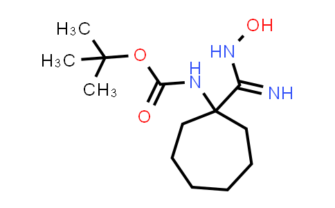 [1-(N-Hydroxycarbamimidoyl)-cycloheptyl]-carbamic acid tert-butyl ester