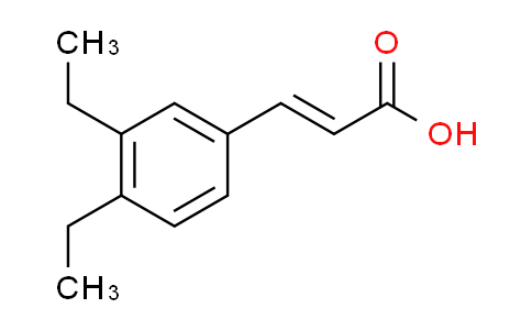 (E)-3-(3,4-diethylphenyl)acrylicacid