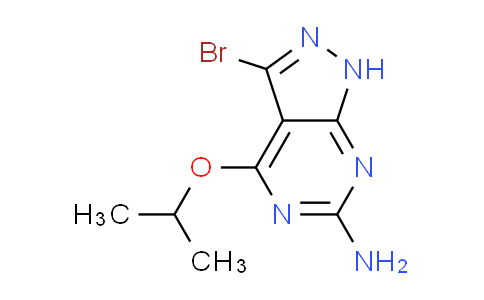 1H-Pyrazolo[3,4-d]pyrimidin-6-amine, 3-bromo-4-(1-methylethoxy)-