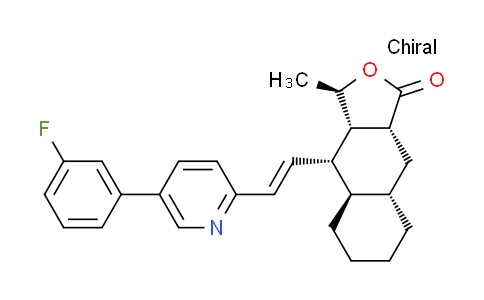 (3R,3aS,4S,4aR,8aS,9aR)-4-((E)-2-(5-(3-fluorophenyl)pyridin-2-yl)vinyl)-3-methyldecahydronaphtho[2,3-c]furan-1(3H)-one