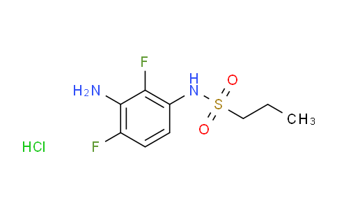 N-(3-amino-2,4-difluorophenyl)propane-1-sulfonamide hydrochloride
