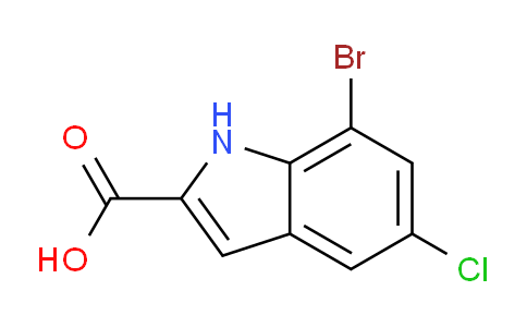 5-氯-7-溴吲哚-2-羧酸