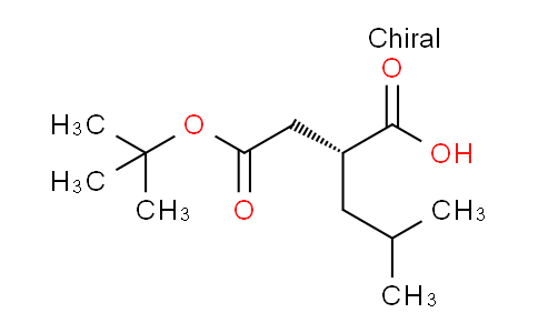 (R)-2-(2-(tert-butoxy)-2-oxoethyl)-4-methylpentanoic acid